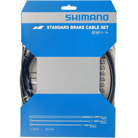 Shimano Spares Road / MTB brake cable set, black