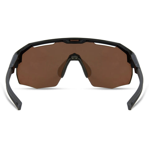 Madison Cipher Eyewear - Gloss Black Frame with Bronze Mirror, Amber & Clear Lenses (3 Lens Pack)