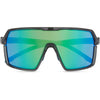 Madison Crypto Eyewear - Crystal Gloss Smoke Frame with Green Mirror Lens