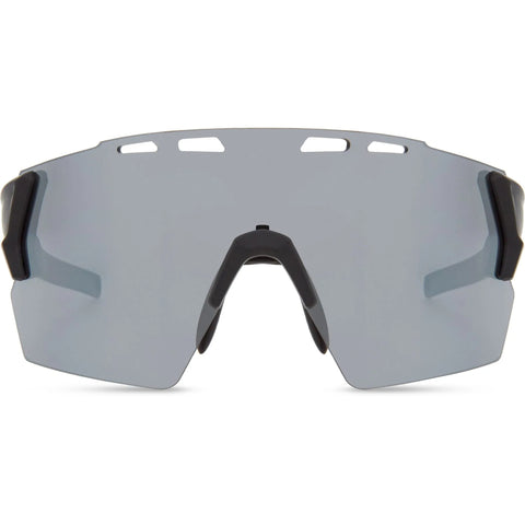 Madison Stealth Eyewear - Matt Black Frame with Silver Mirror Lens