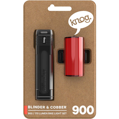 Knog - Blinder Pro 900 + Mid Cobber Rear - Light Set
