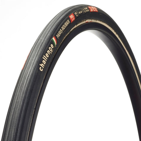 Challenge Paris-Roubaix Black 27mm 300 TPI Handmade Open Tubular Tyre