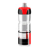 Elite Crystal Ombra Clear Water Bottle 750ml Red