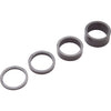 PRO Headset spacers, UD carbon, 3/ 5/ 10/ 15mm, 1-1/8 inch