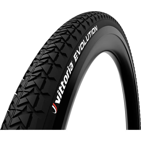Vittoria - EVOLUTION II 26X1.9 Rigid Full Black Urban Tyre